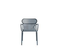 Chaise de Salle à Manger avec Accoudoirs Petite Friture WEEK-END Gris Bleu