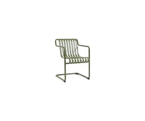 Chaise de Salle à Manger Cantilever Palissade avec Accoudoirs, Couleur Olive