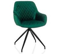 ELVERUM - Chaise rembourrée Vert