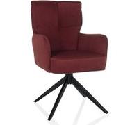 TARUGO - Chaise rembourrée Rouge