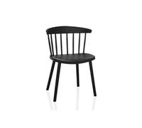 ARTIFO RIB - Chaise de salle à manger Noir