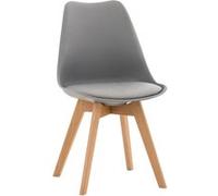 Chaise de salle à manger / cuisine Linares , Gris/Plastique Gris G