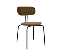Chaise de Salle à Manger Curious Chêne Fumé/ Noir/Caramel