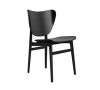 Chaise de Salle à Manger Éléphant , Revêtement en Chêne Naturel/camel 21004
