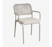 Chaise de Salle à Manger Empilable Arhiza Vert Kaki