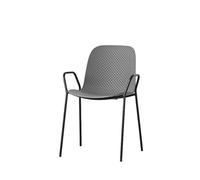 Chaise de salle à manger empilable minimaliste nordique - Fauteuil creux pour café, cuisine, intérieur et extérieur - Meubles scandinaves modernes