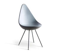 Chaise de Salle à Manger en Plastique Moderne, Chaise Coquille D'œuf Simple et Créative en Forme de Goutte D'eau, Pieds de Chaise à Cadre en Acier Massif,Adaptée aux Restaurants, Aires de Repos,Hôtels