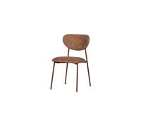 Chaise de salle à manger en tissu brun Valor