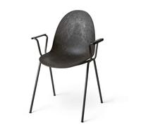 Chaise de Salle à Manger Eternity M. Accoudoir Café/ Base Noir