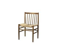 Chaise de Salle à Manger FDB Furniture J80, Chêne Fumé/assise Naturelle