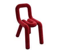 Chaise de Salle à Manger géométrique Moderne, Chaise de Salle à Manger contemporaine rembourrée en Velours avec Dossier, Tabouret décoratif pour Chambre à Coucher, Chaise d'appoint de Salon,