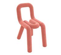 Chaise de Salle à Manger géométrique Moderne, Chaise de Salle à Manger contemporaine rembourrée en Velours avec Dossier, Tabouret de vanité décoratif pour Chambre à Coucher, Chaise d'appoint