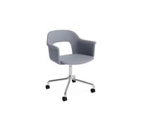 Chaise de Salle à Manger HAY Layout 264 avec Accoudoirs et Dossier Pivotant Naveli 143/ Aluminium