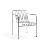 Chaise avec accoudoirs Palissade Dining galvanisé WxHxD 63x80x66cm