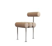 101 Copenhagen Chaise de salle à manger Hiro Stainless steel-nubuck