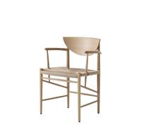 &Tradition Chaise Drawn HM4 avec accoudoirs chêne (clair)