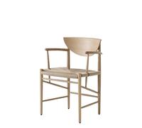 Chaise de Salle à Manger HM4 &Tradition avec Accoudoirs, Chêne Huilé