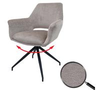 Chaise mendler interieur non pliable H. 86 cm en metal marron Marron