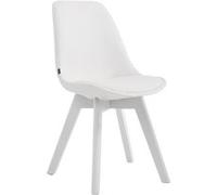 Chaise de salle à manger Manado similicuir , Blanc /Blanc Blanc G