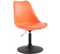 Chaise de Salle à manger Maverick , Noir/Orange G