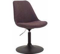 Chaise de salle à manger MAVERICK tissu , Marron/Noir G