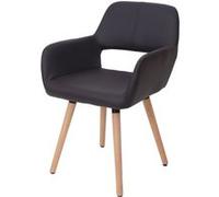 Chaise de salle à manger MENDLER HWC-A50 II, fauteuil similicuir, marron Marron G