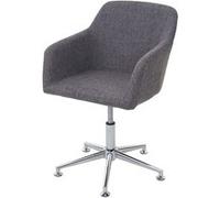 Chaise de salle à manger MENDLER HWC-A74 tissu, gris Gris G