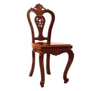 Chaise de salle à manger miniature modèle figurine échelle 1/12 styles vintage maisons de poupée meubles pour décoration de scène réaliste accessoires de maisons de poupée