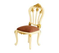 Chaise de salle à manger miniature pour affichage à l'échelle 1/12 Construire des meubles d'inspiration vintage pour maisons de poupée Chaise miniature pour maisons de poupée