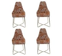 Chaise de salle à manger moderne Chaise de cuisine 4x chaises Chaise longue de luxe Multicolore