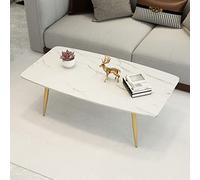 Chaise de salle à manger moderne en cuir blanc avec dessus en bois touffeté, repose-pieds rectangulaire confortable pour salon et chambre à coucher, 61 x 40,6 x 43,2 cm