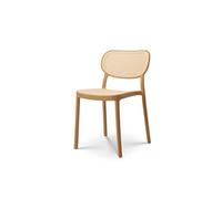 Kosmi Chaise de Salle à Manger Moutarde Style Vintage