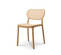 Kosmi Chaise de Salle à Manger Moutarde Style Vintage