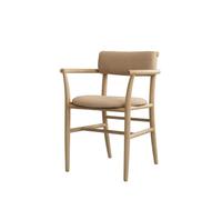 Chaise de Salle à Manger Nama avec Accoudoirs en Nubuck 101 Copenhagen