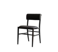 Chaise de Salle à Manger Nama de 101 Copenhagen, Cuir Noir Café/noir Aniline