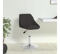 Chaise de Salle à Manger Noir Similicuir Chaise Pivotante de Cuisine vidaXL