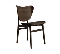 Chaise de Salle à Manger NORR11 Elephant en Chêne Fumé Foncé