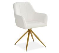 Chaise de salle à manger oeuf moderne blanc
