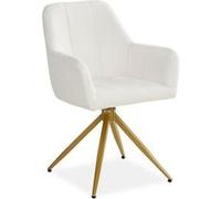 Chaise de salle à manger oeuf moderne blanc Blanc G