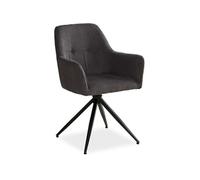 Chaise de salle à manger oeuf moderne gris Gris G