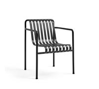 Chaise de Salle à Manger Palissade avec Accoudoirs Anthracite