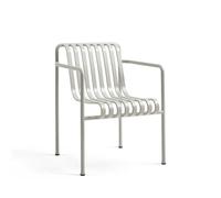 Chaise de Salle à Manger Palissade avec Accoudoirs , Gris Ciel