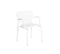 Chaise de Salle à Manger Petite Friture W ND avec Accoudoirs , Blanc