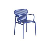 Chaise de Salle à Manger Petite Friture W ND avec Accoudoirs Bleu