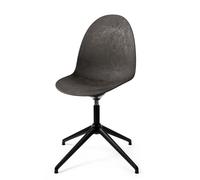 Chaise de Salle à Manger Pivotante Mater Eternity Café/ Base Noir