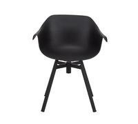 Chaise de Salle à Manger Pivotante Muubs Noir/ Noir