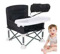 Chaise de salle à manger pour bébé - Siège pliant portable - Chaise multifonction pour bébé - Plateau réglable en hauteur avec une chaise portable - Siège bébé économiseur d'espace pour les voyages et