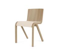 Audo Copenhagen Chaise Ready assise rembourrée Natural oak-Logan Jasmine