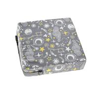 Chaise de salle à manger rehaussée pour chaise - Coussin de harnais imprimé coloré - Coussin surélevé pour siège enfant sûr, lavable et démontable en PU | Chaise de voyage pour, chaise