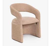 Chaise de salle à manger rembourrée Jules avec accoudoirs
